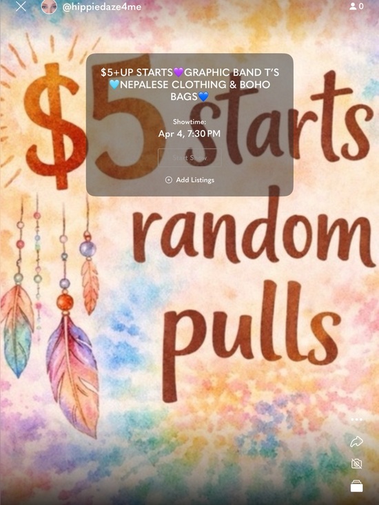 Other - SATURDAY APRIL 4TH LIVE SHOW FLYER